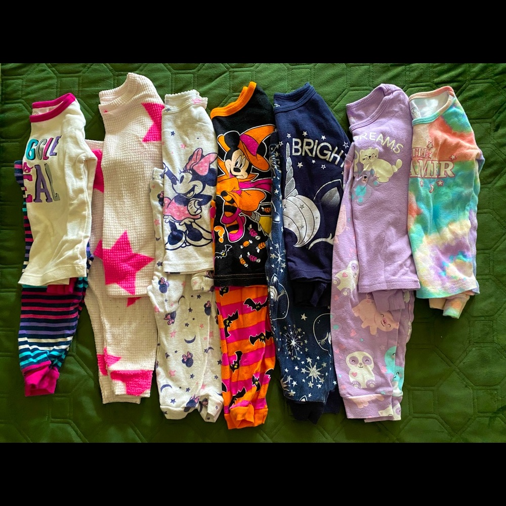 12-18 months Lot of (15) pajamas